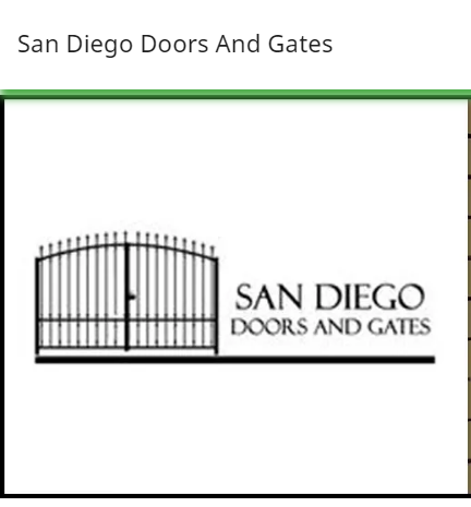 San Diego Doors And Gates